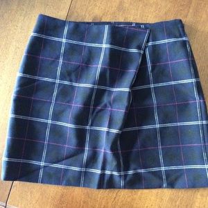 Banana Republic plaid mini skirt